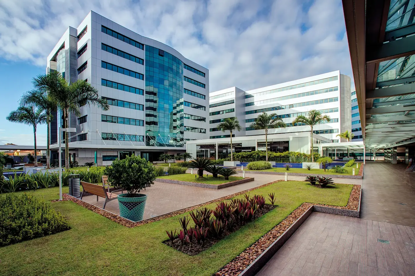 Área externa do Hangar Business Park